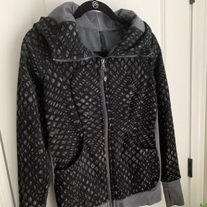 Lululemon SCUBA Hoodie Gray and Black